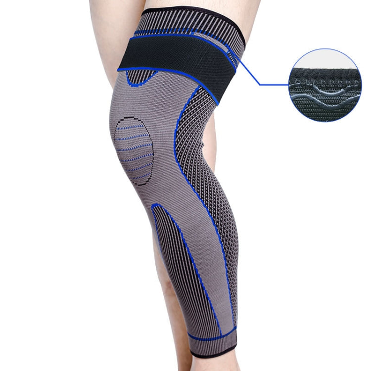Nylon Knitted Riding Sports Extended Knee Pads, S, M, L