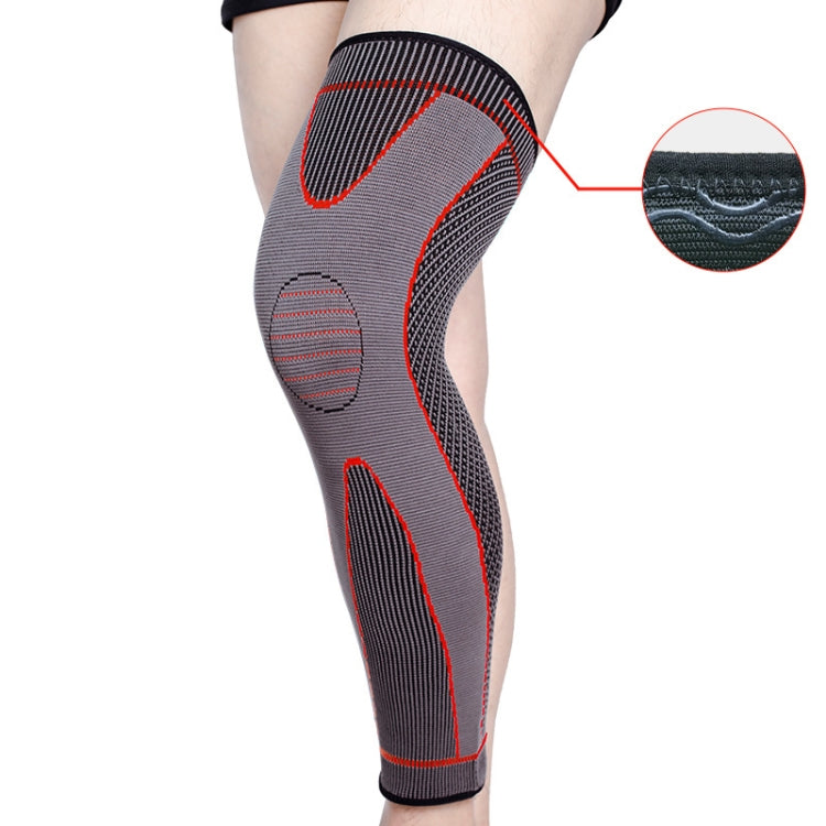 Nylon Knitted Riding Sports Extended Knee Pads, S, M, L