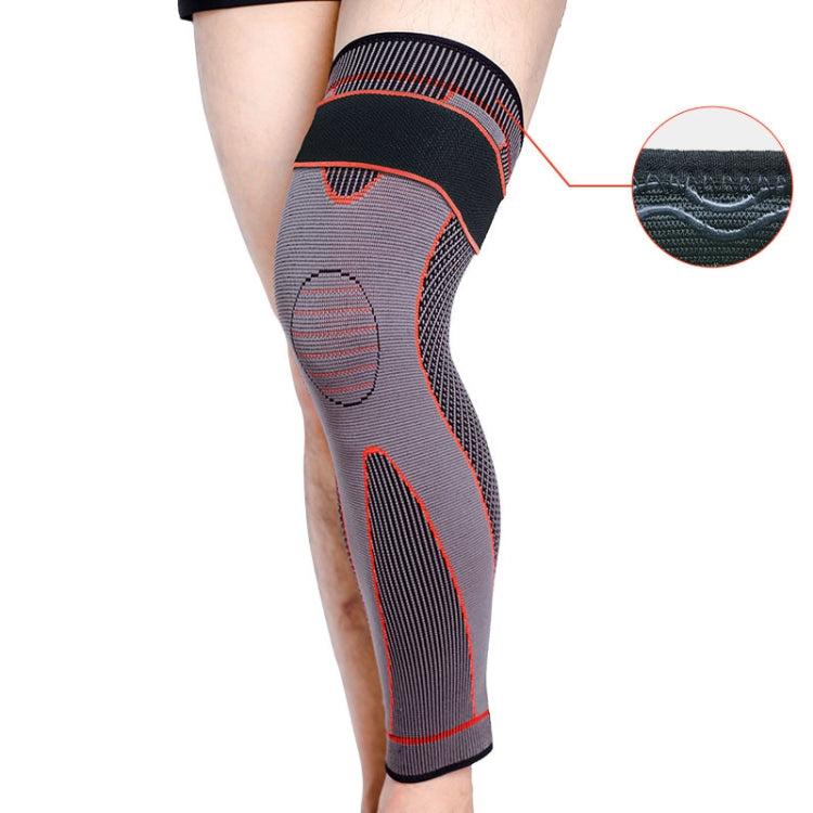 Nylon Knitted Riding Sports Extended Knee Pads, S, M, L