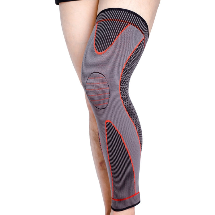Nylon Knitted Riding Sports Extended Knee Pads, XL, XXL