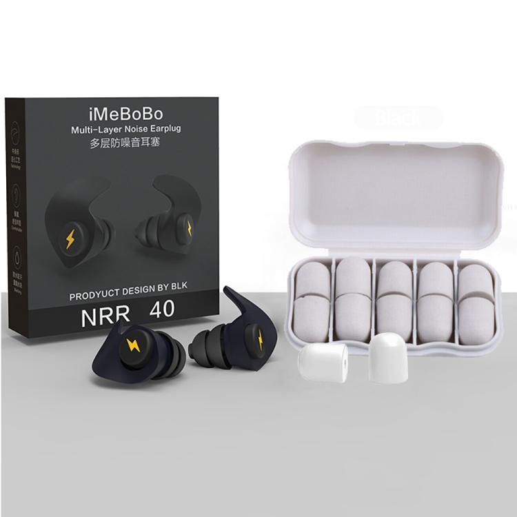 Anti-noise Sleep Earplugs Soundproof Earplugs, Red, Blue, Black