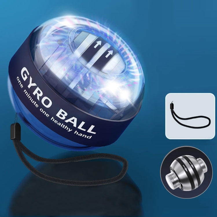 Magnetic Wrist Ball Gyro Training Decompression Fitness Device, Color:, All Black, Black, Red, Blue, Black With Light, Red With Light, Blue With Light, Metal With Light, Six Color Flash