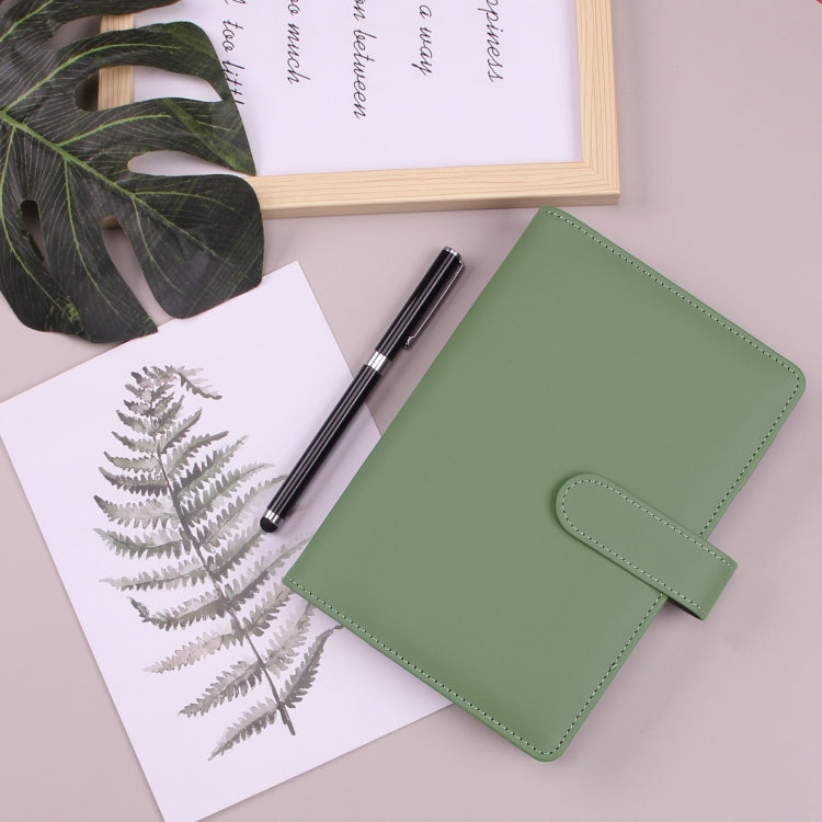 A6 Macaron Notebook PU Loose-leaf Cash Budget Handbook