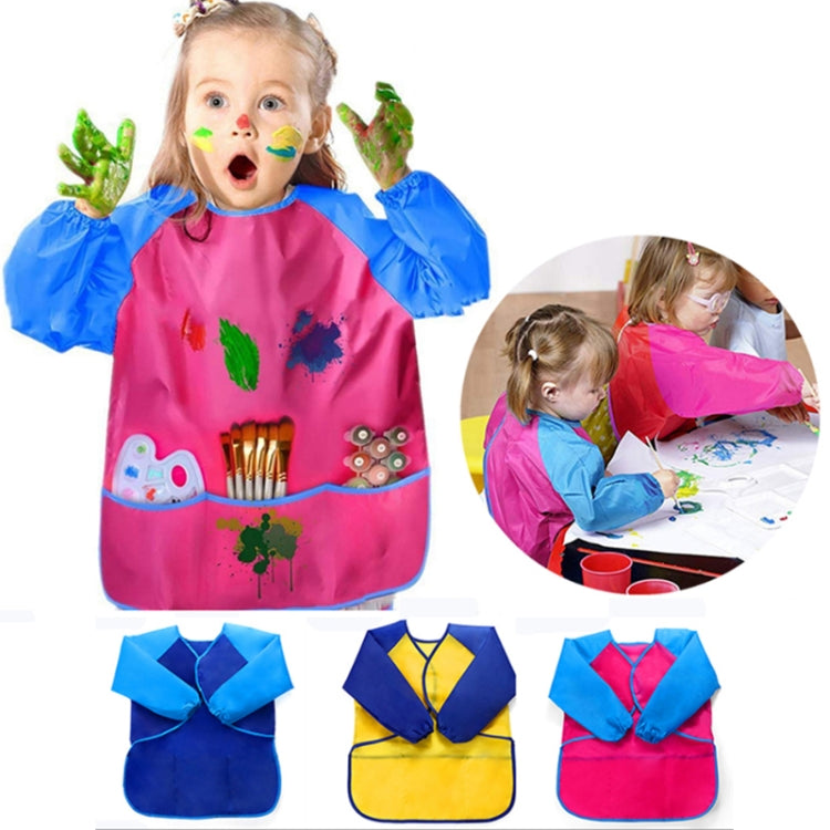 6 PCS/Set Children Painting Waterproof Stain-proof Backwards Cover-ups, Painting Clothing/M