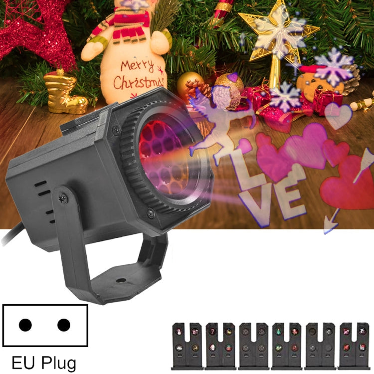 8W LED Christmas Colorful Rotating Laser Atmosphere Light Random Pattern Delivery, US Plug with 6 Cards, EU Plug with 6 Cards, UK Plug with 6 Cards, AU Plug with 6 Cards, US Plug with 4 Cards, EU Plug with 4 Cards, UK Plug with 4 Cards                 ...
