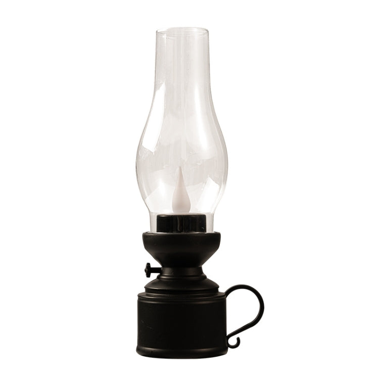 Retro Luminous Kerosene Lamp Christmas Simulation Oil Lamp Decoration, Spec:, Water-drop (Bronze), Water-drop (Black), Water-drop (White), Shaking (Bronze), Shaking (Black), Shaking (White)