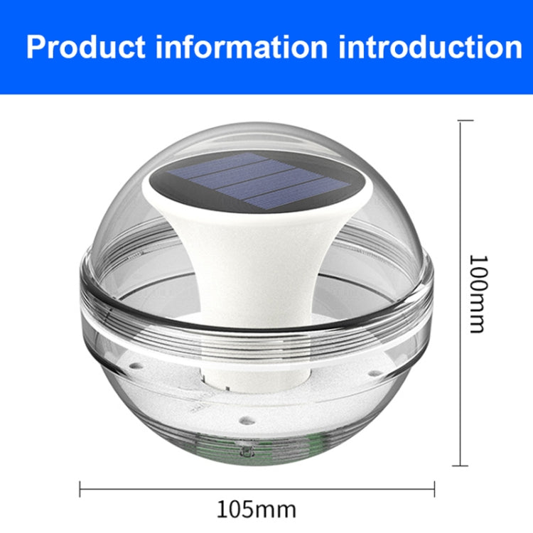 Solar Water Floating Lights Patio Pool Floating Landscape Decorative Lights, Three Light Mode