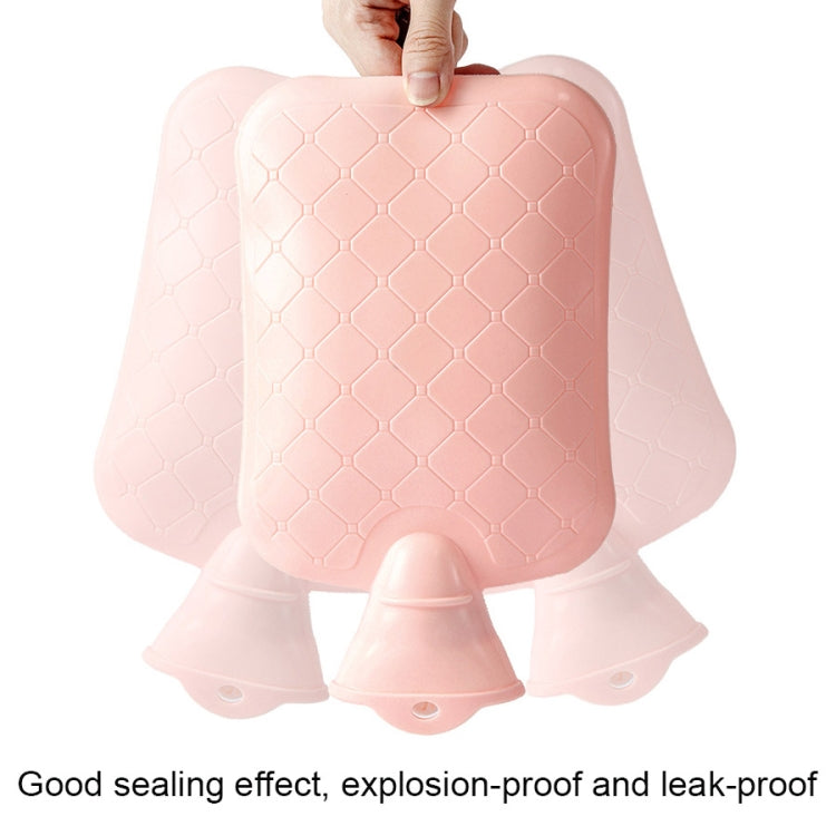 ZS103 Cartoon Plush Water-filled Hot Water Bags Explosion-proof Leak-proof Warming Water Bottle, Spec:, Pink Lucky Rabbit, Beige Lucky Rabbit, Brown Bear, Khaki Bear, Purple Duck, Pink Rabbit, Deep Blue Duck, Ink Green Duck, Intervened Pink            ...