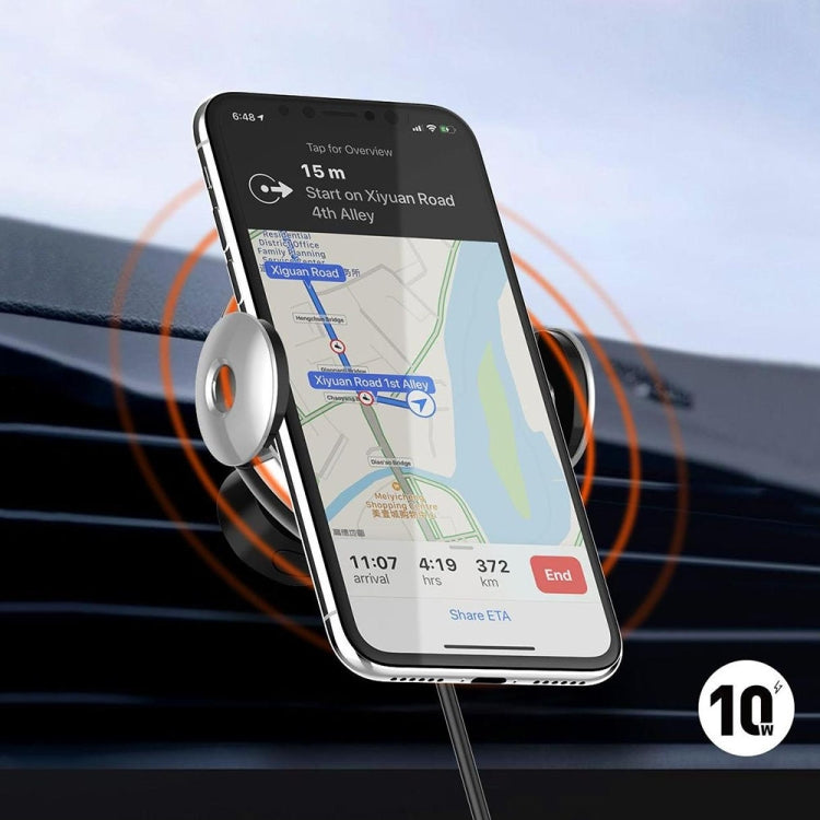 LDNIO 15W Infrared Sensor Fast Charger Car Navigation Bracket, MA02