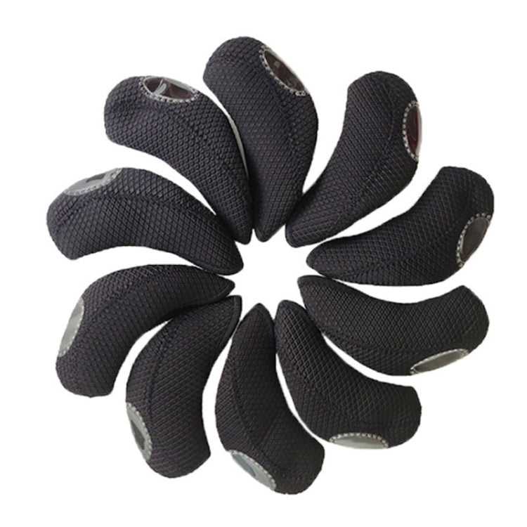 10PCS/Set 15X7 Neoprene Waterproof and Wear-resistant Golf Club Headgear, 10PCS 15X7 Camouflage, 10PCS 15X7 Black, 10PCS 15X7 Green