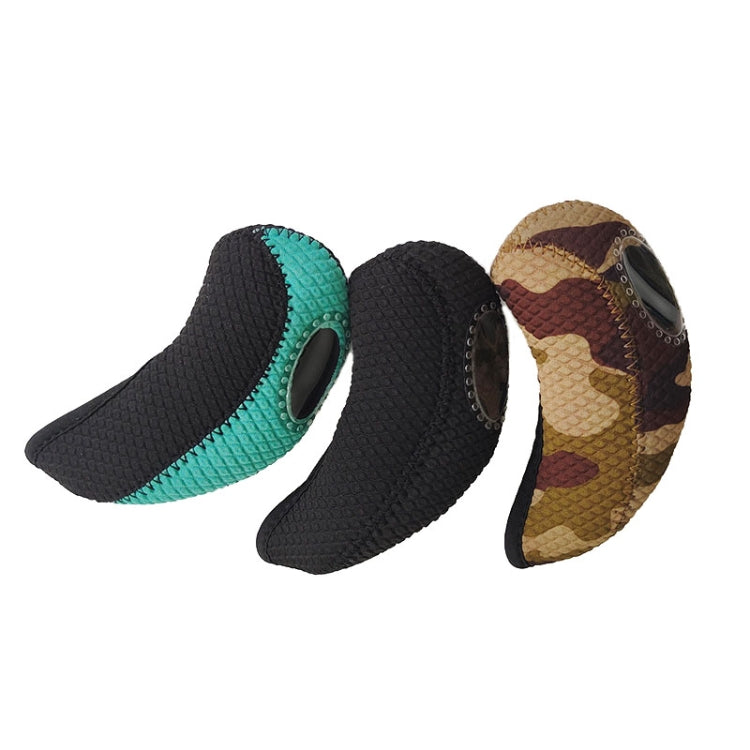 10PCS/Set 15X7 Neoprene Waterproof and Wear-resistant Golf Club Headgear, 10PCS 15X7 Camouflage, 10PCS 15X7 Black, 10PCS 15X7 Green