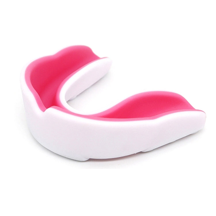 W003 Sanda Training Basketball Boxing Sports Mouth Guard EVA Braces, Style: Adult (White Green), Adult (White Green), Adult (White Red), Adult (Pink White), Adult (White Blue), Children (Black White), Children (Pink White), Children (Blue White)       ...