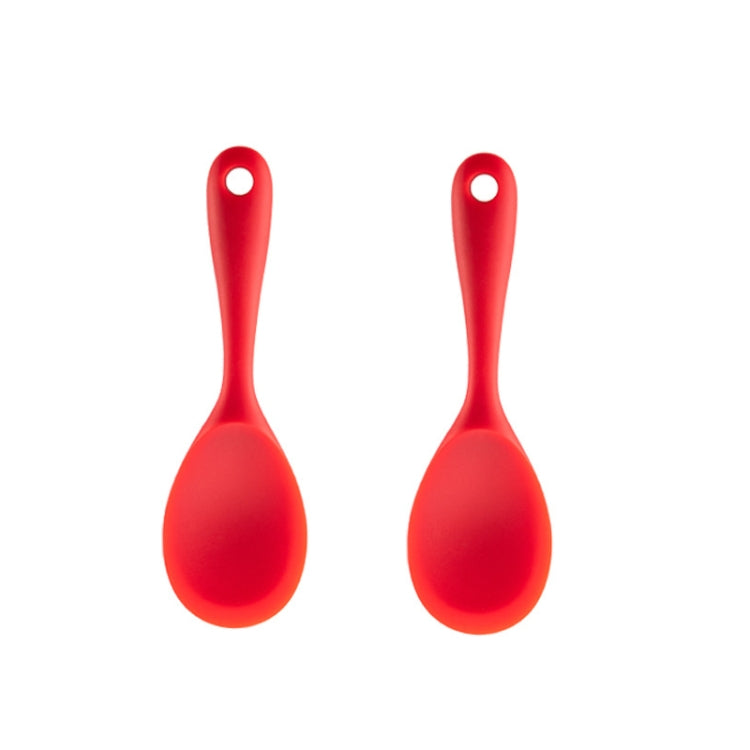 Non-stick High Temperature Resistant Silicone Cookware, Style:Food Clip, Spatula, Soup Spoon, Leak Spoon, Spaghetti Claw, Rice Spoon, Leak Shovel, Scrape, Brush, Food Clip