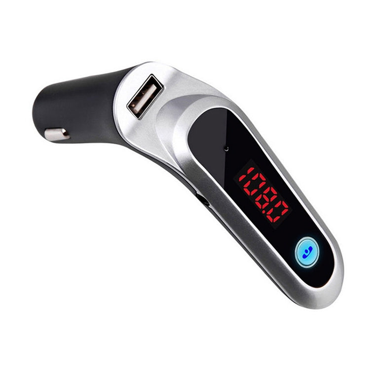 S7 Smart Digital Display Music Player Calling Car Charger, S7 Black, S7 Silver