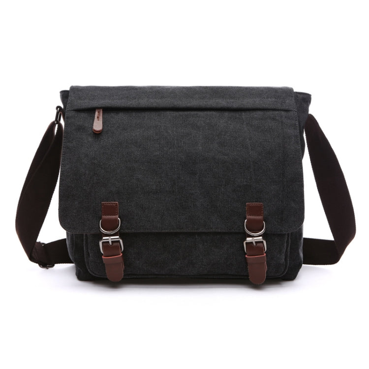 Versatile Canvas Shoulder Messenger Bag Business Computer Bag, Khaki Large, Dark Blue Large, Coffee Large, Black Large, Khaki Medium, Dark Blue Medium, Coffee Medium, Gray Large, Gray Medium, Green Large, Green Medium