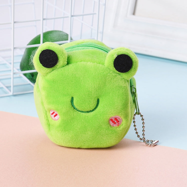 2pcs Children Cartoon Plush Three-dimensional Key Coin Purse, Panda, Shy Rabbit, Strawberry Rabbit, Shy Bear, Yellow Duckling, Chick, Black Rabbit, Red Strawberry, Red Cat Eagle, Blue Panda, Ladybug, Frog