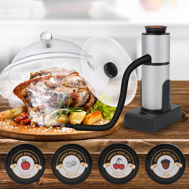 Kitchen Tool Handheld Smoke Detector Household Molecular Dishes Steak Salmon Smoker, SK303 Upgrade Model Silver, SK303 Upgrade Model Black, SK305B Black
