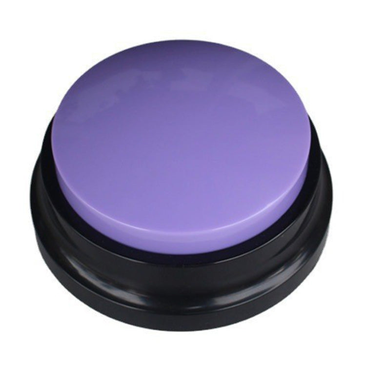 Pet Communication Button Dog Vocal Box Recording Vocalizer, Style: Recording Model, Yellow, Lake Blue, White, Dark Blue, Light Blue, Green, Purple, Red, Orange, Rose Red, Pink