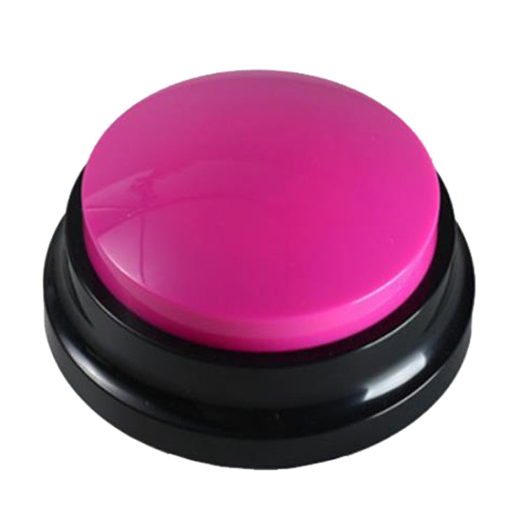 Pet Communication Button Dog Vocal Box Recording Vocalizer, Style: Recording Model, Yellow, Lake Blue, White, Dark Blue, Light Blue, Green, Purple, Red, Orange, Rose Red, Pink