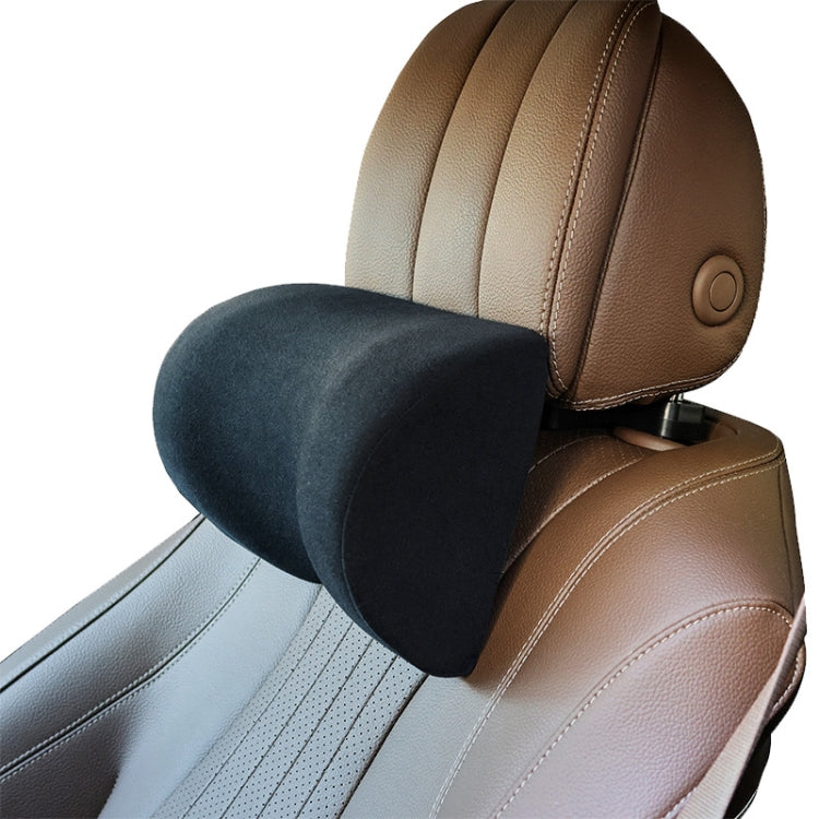 A09 5D Car Universal Adjustment U-shaped Memory Foam Headrest, U-shaped (Brown), With Stand  (U-shaped), U-shaped (Black), U-shaped (Gray)