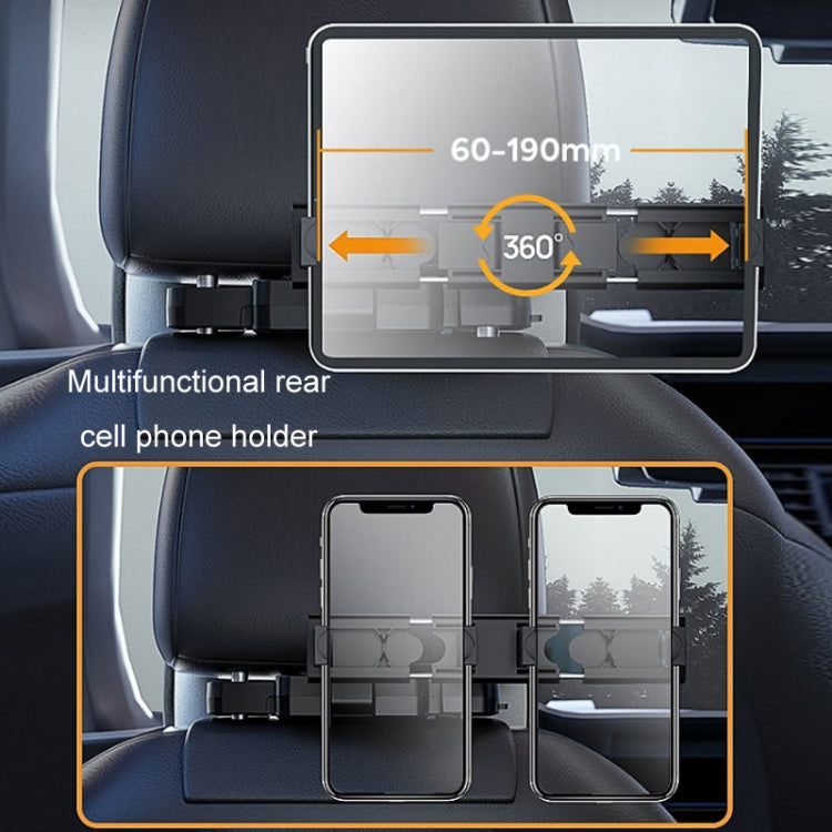A09 5D Car Universal Adjustment U-shaped Memory Foam Headrest, U-shaped (Brown), With Stand  (U-shaped), U-shaped (Black), U-shaped (Gray)