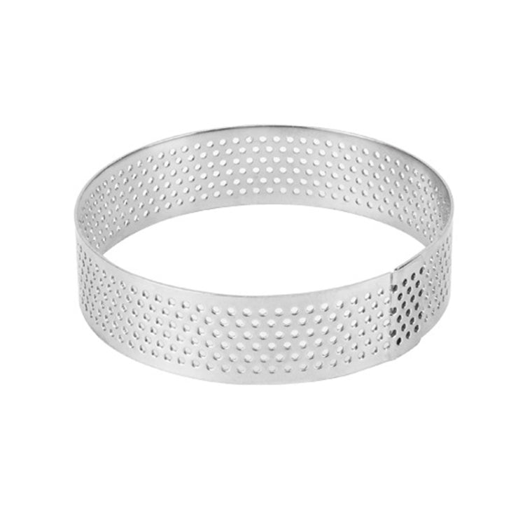 BN1006 Stainless Steel Mousse Circle Thickened Perforated Cake Mold DIY Baking Tools, Rectangle(4.7 inches), Rectangle(7 inches), Square(2.9 inches), Square(3.3 inches), Square(3.9 inches), Square(4.7 inches), Round(2.7 inches), Oval(4.7 inches)       ...