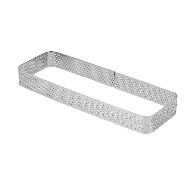 BN1006 Stainless Steel Mousse Circle Thickened Perforated Cake Mold DIY Baking Tools, Rectangle(4.7 inches), Rectangle(7 inches), Square(2.9 inches), Square(3.3 inches), Square(3.9 inches), Square(4.7 inches), Round(2.7 inches), Oval(4.7 inches)       ...