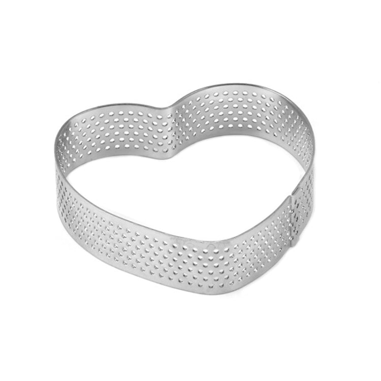 BN1006 Stainless Steel Mousse Circle Thickened Perforated Cake Mold DIY Baking Tools, Rectangle(4.7 inches), Rectangle(7 inches), Square(2.9 inches), Square(3.3 inches), Square(3.9 inches), Square(4.7 inches), Round(2.7 inches), Oval(4.7 inches)       ...