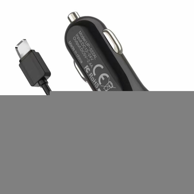 522AL Fast Charging With Cable Car Charging, Output Interface:, 8 Pin (Black), 8 Pin (White), Type-C/USB-C (Black), Type-C/USB-C (White), Micro USB (Black), Micro USB (White)