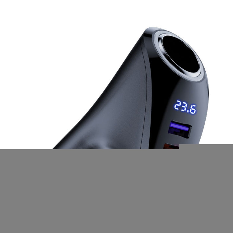 Car Charger Multifunctional Digital Display QC Charging Cigarette Lighter Adapter, AAC Dual USB, CCA Dual PD