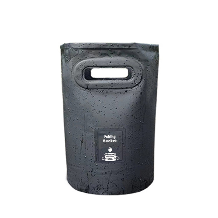 Outdoor Folding Bucket Convenient Camping Picnic Fishing Barrel, Capacity:, 15L, 20L