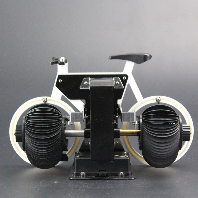 HY-F087 Retro Bicycle Shape Automatic Flip Home Decorative Turning Clock