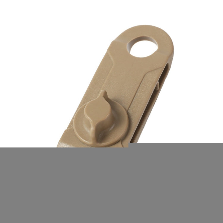 Tent Additional Pull Point Shark Clips Outdoor Camping Canopy Windproof Clip, 1PC (Mud-color), 1PC (Dark Green)
