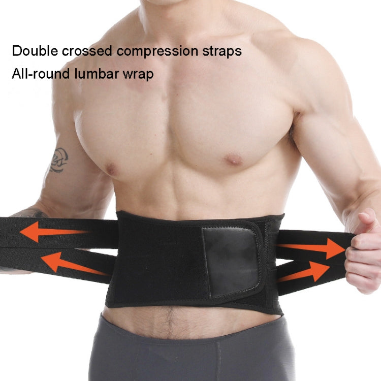 Men Steel Plate Squatting Weightlifting Exercise Use Waist and Abdominal Belt, Size:, M, L, XL
