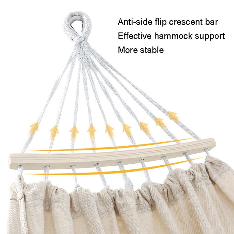 KLY829 Camping Indoor Hammock Outdoor Swing, Style:, Classic Single Royal Blue, Classic Single Beige, Classic Single Gray, Classic Dual Royal Blue, Classic Dual Beige, Classic Dual Gray, Single Reinforcement Anti-rollover Royal Blue                    ...