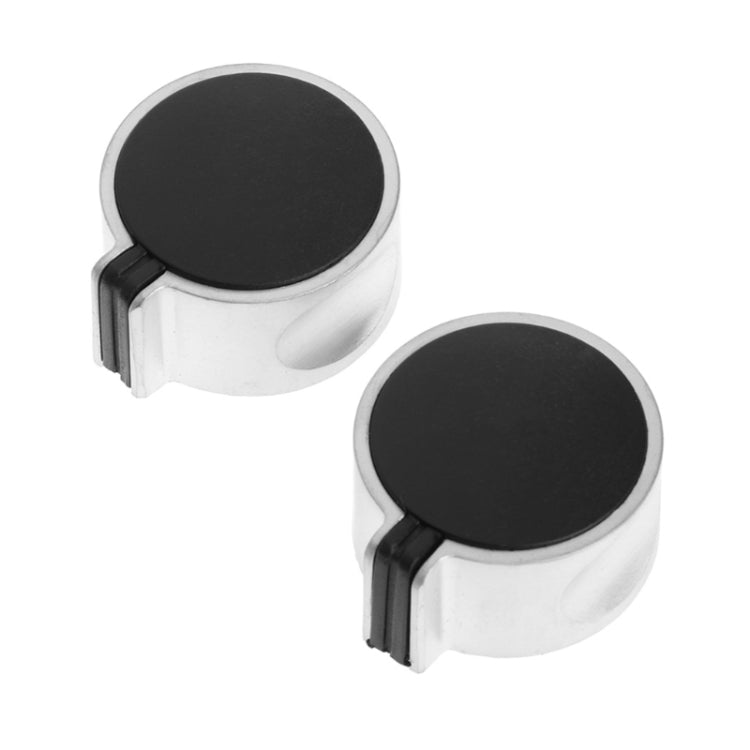 1pair  8mm  Metal Round Gas Stove Switch Knob Cooker Hob Switch, 1pair 8mm 45 Degree
