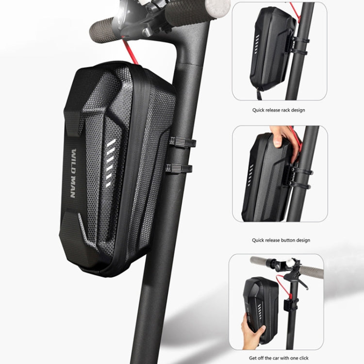 WILD MAN  ES8X Electric Scooter Bicycle Fast Disassembly Hanging Bag EVA Hard Shell Bag, Fast Disassembly 2L, Fast Disassembly 3L, Fast Disassembly 4L