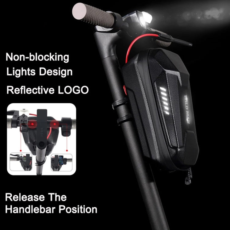 WILD MAN  ES8X Electric Scooter Bicycle Fast Disassembly Hanging Bag EVA Hard Shell Bag, Fast Disassembly 2L, Fast Disassembly 3L, Fast Disassembly 4L