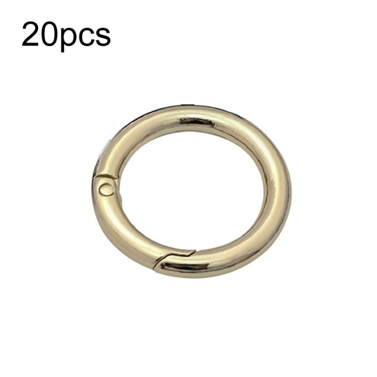 20pcs Zinc Alloy Spring Ring Metal Open Bag Webbing Keychain, 3 Points Silver, 4 Points Silver, 1 inch Silver, 4 Points Black, Inch 2 Light Gold, Inch 2 Silver, 5 Points Light Gold, 5 Points Black, 5 Points Silver, 6 Points Light Gold, 4 Points Light G...