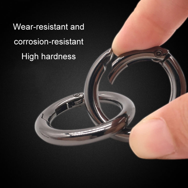 20pcs Zinc Alloy Spring Ring Metal Open Bag Webbing Keychain, 3 Points Silver, 4 Points Silver, 1 inch Silver, 4 Points Black, Inch 2 Light Gold, Inch 2 Silver, 5 Points Light Gold, 5 Points Black, 5 Points Silver, 6 Points Light Gold, 4 Points Light G...