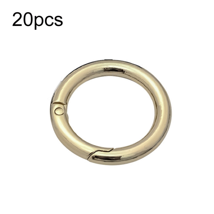 20pcs Zinc Alloy Spring Ring Metal Open Bag Webbing Keychain, 3 Points Silver, 4 Points Silver, 1 inch Silver, 4 Points Black, Inch 2 Light Gold, Inch 2 Silver, 5 Points Light Gold, 5 Points Black, 5 Points Silver, 6 Points Light Gold, 4 Points Light G...