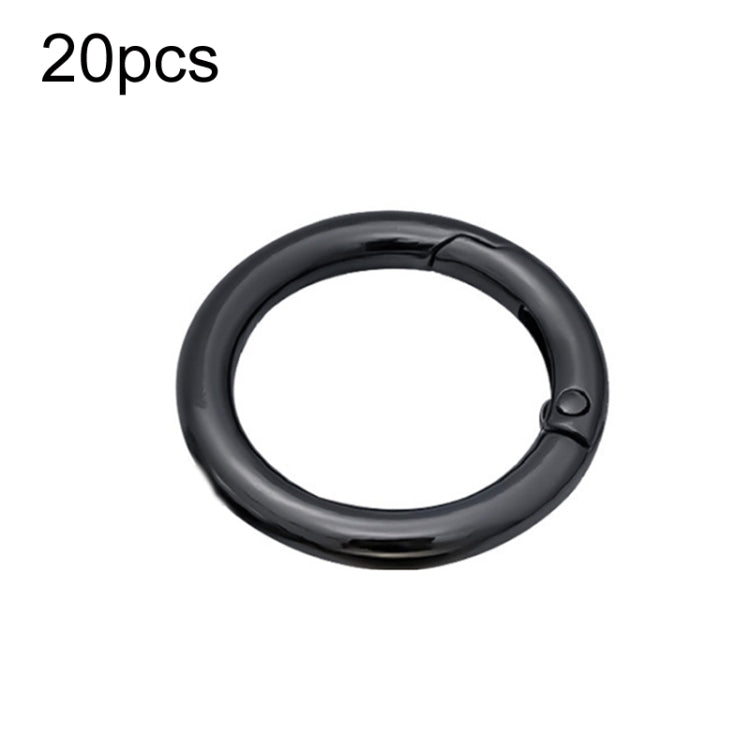 20pcs Zinc Alloy Spring Ring Metal Open Bag Webbing Keychain, 3 Points Silver, 4 Points Silver, 1 inch Silver, 4 Points Black, Inch 2 Light Gold, Inch 2 Silver, 5 Points Light Gold, 5 Points Black, 5 Points Silver, 6 Points Light Gold, 4 Points Light G...