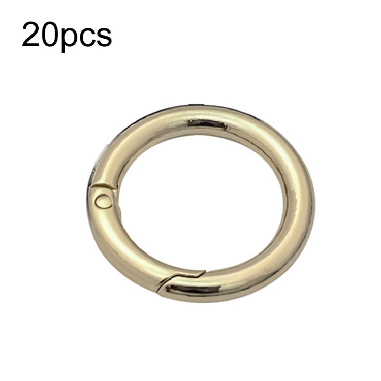 20pcs Zinc Alloy Spring Ring Metal Open Bag Webbing Keychain, 3 Points Silver, 4 Points Silver, 1 inch Silver, 4 Points Black, Inch 2 Light Gold, Inch 2 Silver, 5 Points Light Gold, 5 Points Black, 5 Points Silver, 6 Points Light Gold, 4 Points Light G...