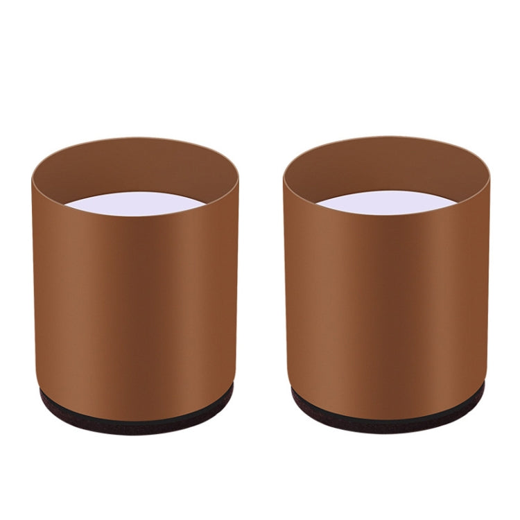 2pcs/set Furniture Carbon Steel Wraparound Heightening Foot Pad, Style:, Round 4x5cm (Black), Round 4x5cm (Brown), Round 6x5cm (Black), Round 6x5cm (Brown), Round 6x10cm (Black), Round 6x10cm (Brown), Square 4x5cm (Black), Square 4x5cm (Brown)         ...