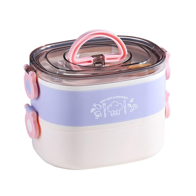 Large Capacity Oval Divided Portable Office Insulation Lunch Box, 600ml (Stainless Blue), 600ml (Stainless Yellow), 600ml (Stainless Purple), 1.2L (Stainless Yellow), 1.2L (Stainless Purple), 600ml (Plastic Blue), 600ml (Plastic Yellow)                ...