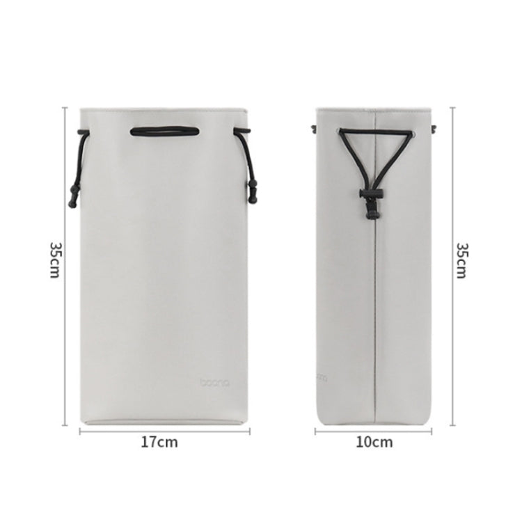 Baona DS-003 for Dyson Hair Dryer Complete Accessories PU Storage Bag, DS-003 Black, DS-003 Grey
