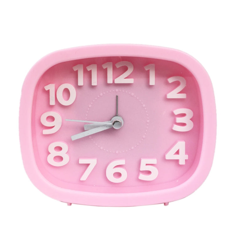 Square Candy Color Stereo Digital Silent Alarm Clock Children Student Alarm Clock, Square (Black), Square (Pink), Square (Red), Square (Green), Square (Blue)