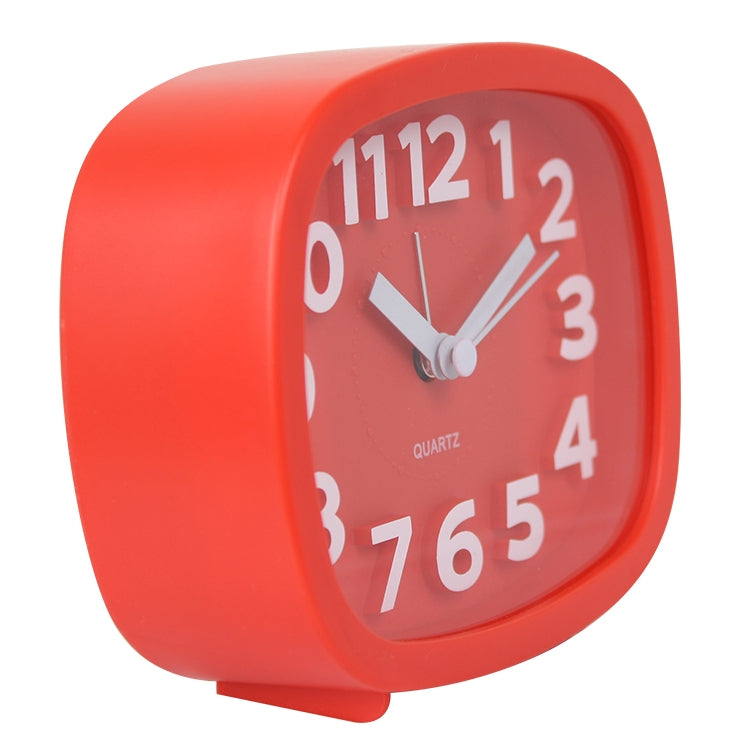 Square Candy Color Stereo Digital Silent Alarm Clock Children Student Alarm Clock, Square (Black), Square (Pink), Square (Red), Square (Green), Square (Blue)