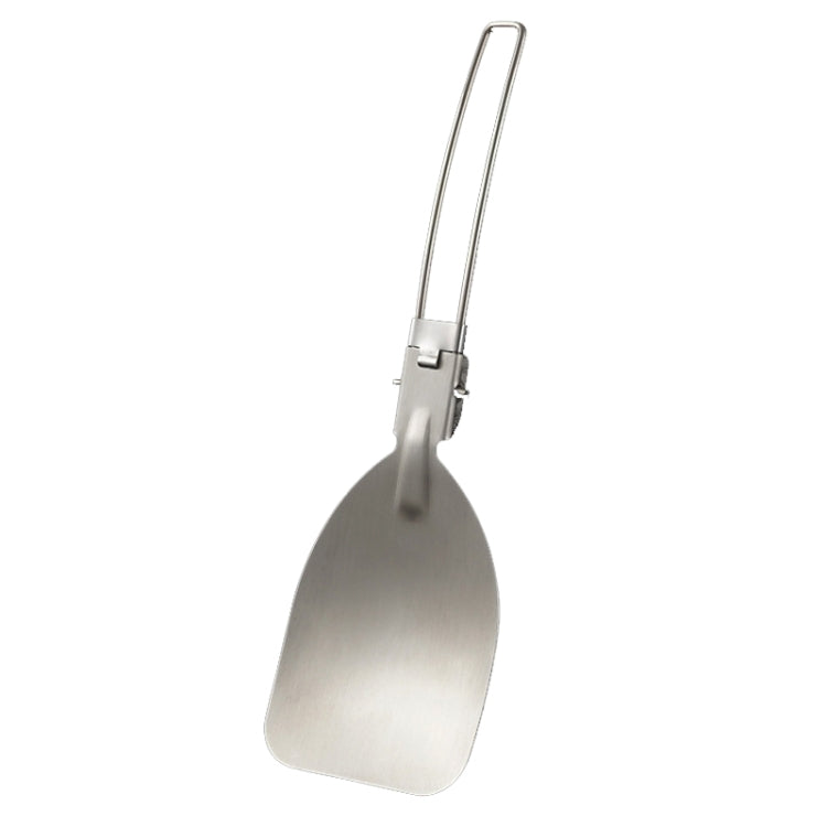 304 Stainless Steel Folding Frying Spatula Outdoor Camping Portable Tableware