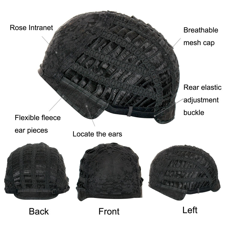 Ladies Short Straight Hair Wig High Temperature Silk Chemical Fiber Headgear, Wig-332, Wig-335